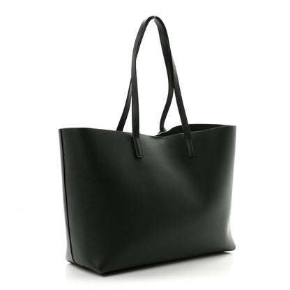 Saint Laurent Calfskin Large Shopping Tote Dark Green 4 of 11