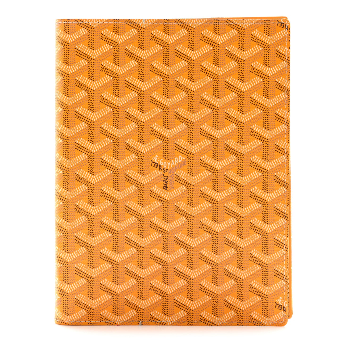 Goyardine Agenda Cover Yellow