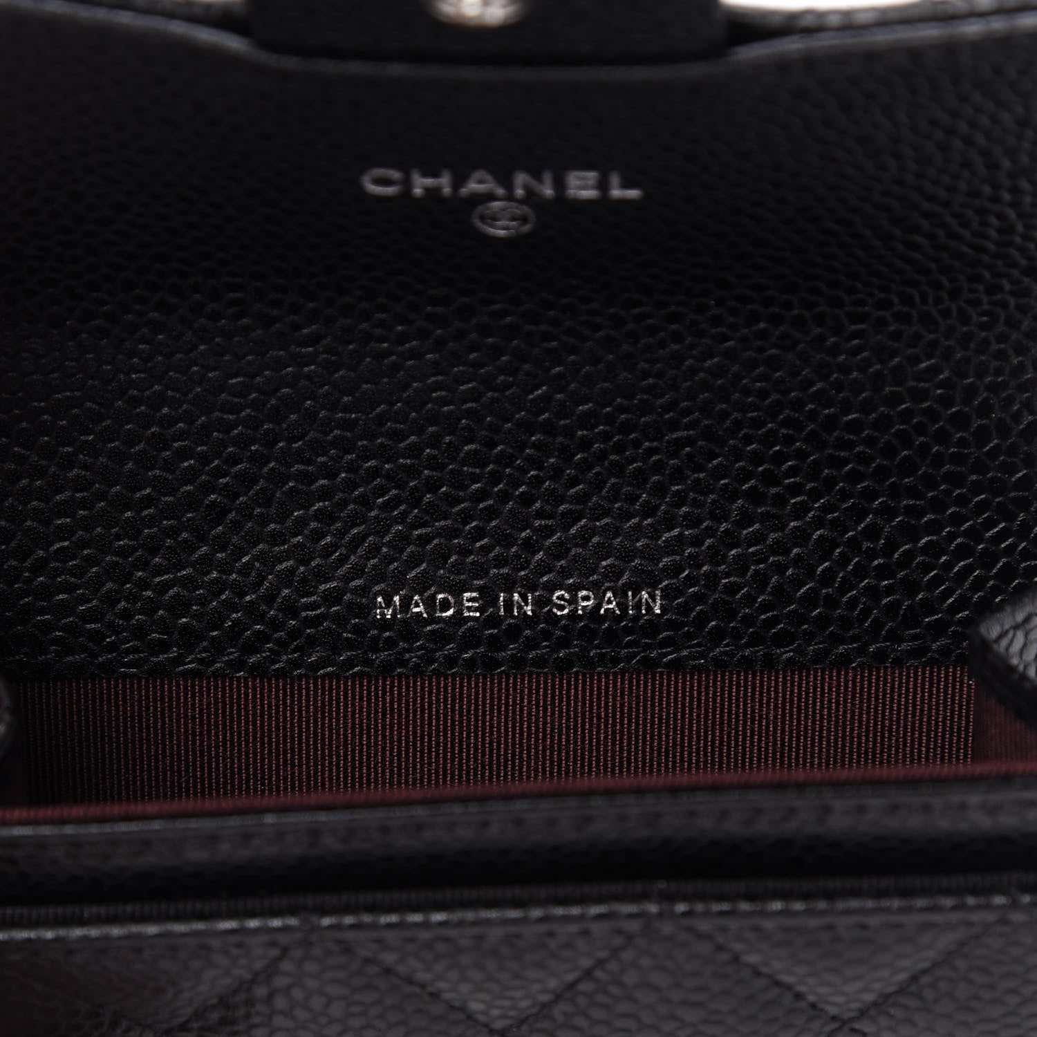 Chanel Caviar Quilted Flap Card Holder Black 7 of 9