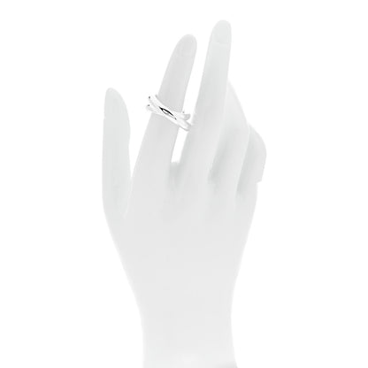Hermes Sterling Silver MM Vertige Ring 49 5 2 of 6