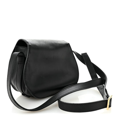 Chloe Calfskin Mini Marcie Metal Bar Trim Crossbody Bag Black 3 of 12