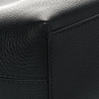 Valentino Garavani Grained Calfskin Small Rockstud Shoulder Tote Black 8 of 11