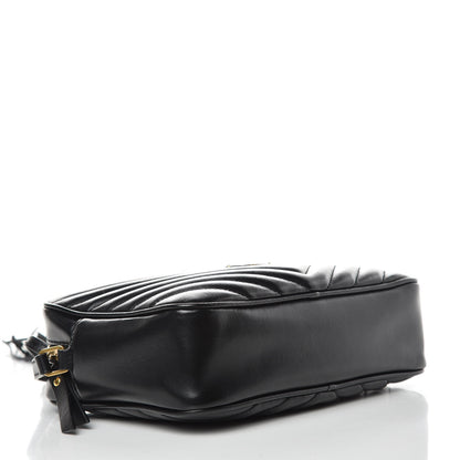 Saint Laurent Calfskin Matelasse Monogram Lou Camera Bag Black 4 of 8