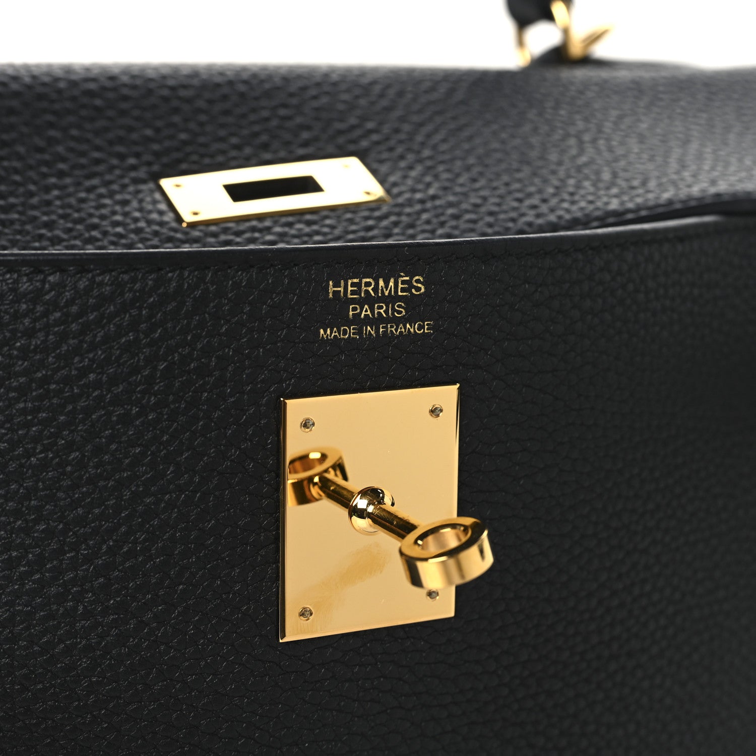 Hermes Togo Kelly Retourne 32 Black 6 of 12