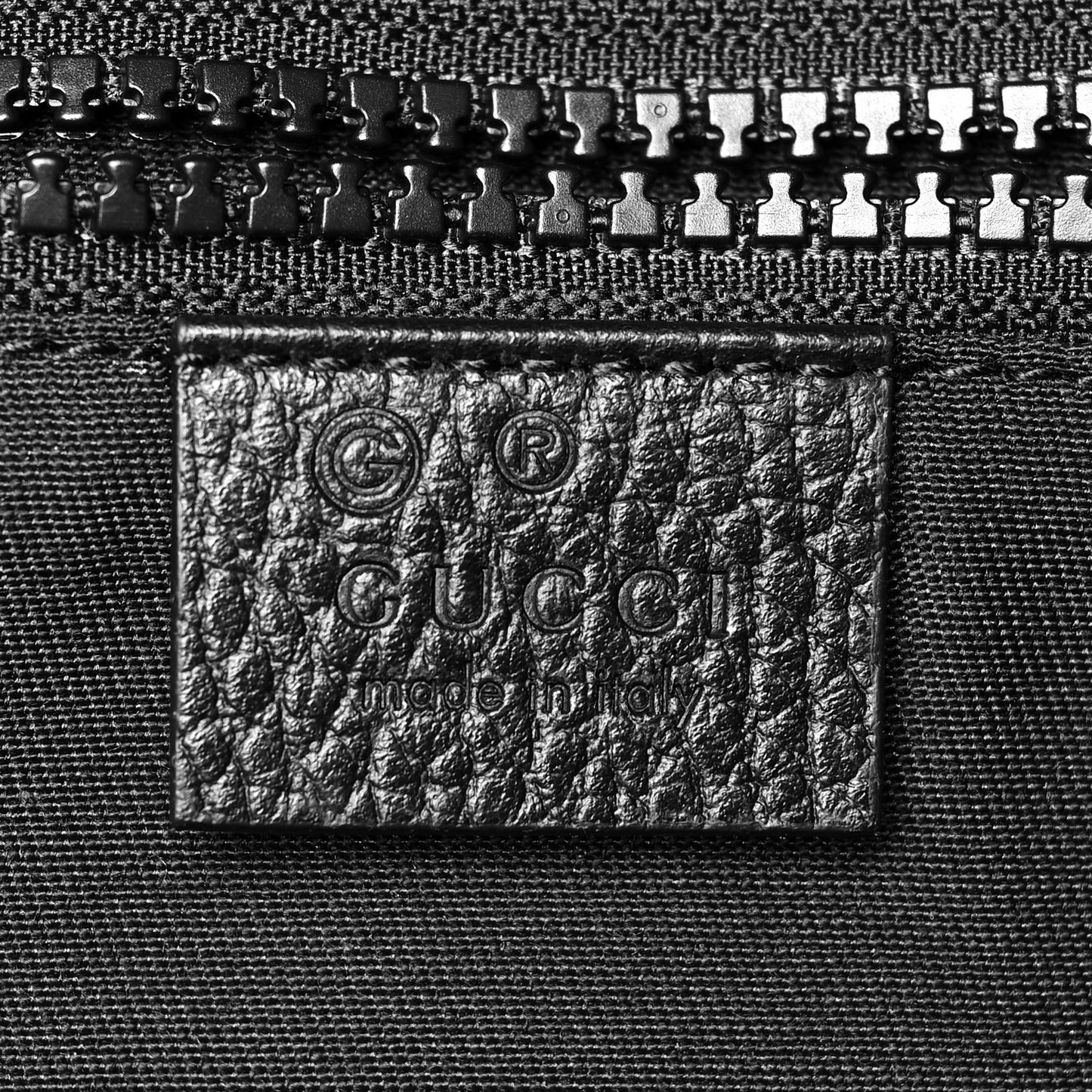 Nylon Monogram Slim Backpack Black