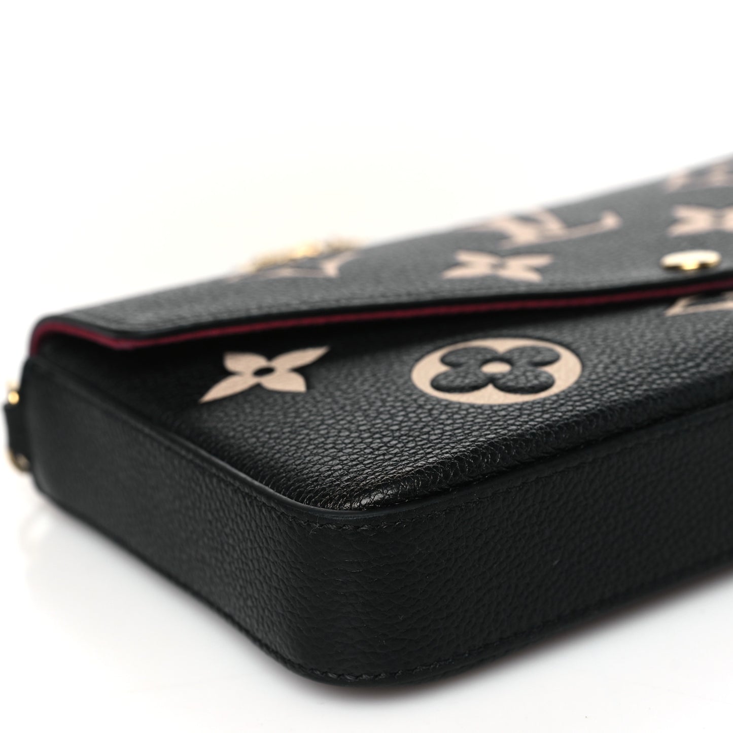 Empreinte Monogram Giant Felicie Pochette Black Beige