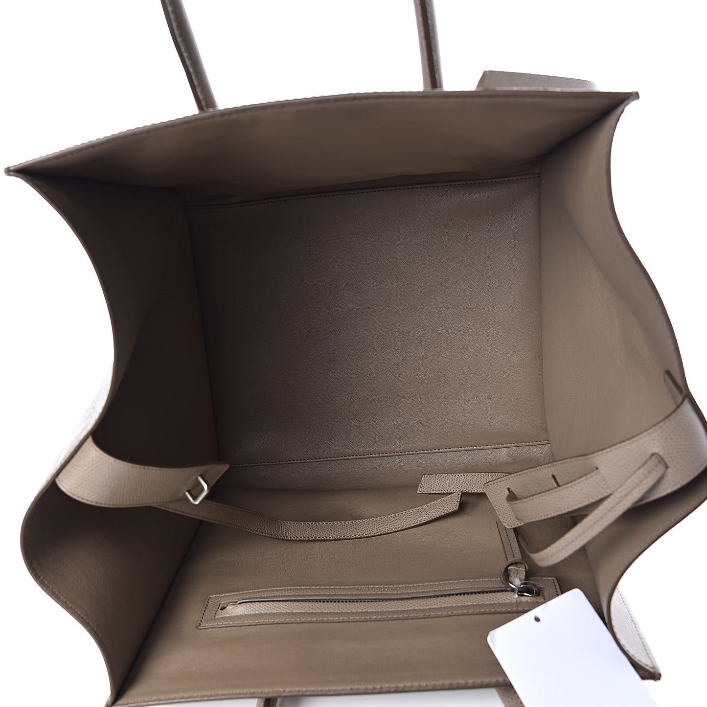 Grained Calfskin Medium Phantom Luggage Taupe