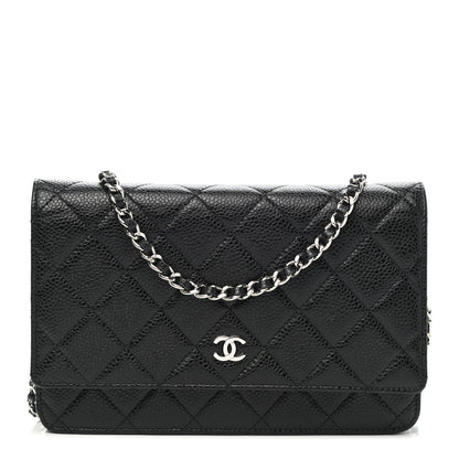 Chanel Caviar Quilted Wallet On Chain WOC Black 1 of 11