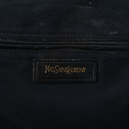 Saint Laurent Pebbled Lambskin Medium Easy Sac Black 6 of 17