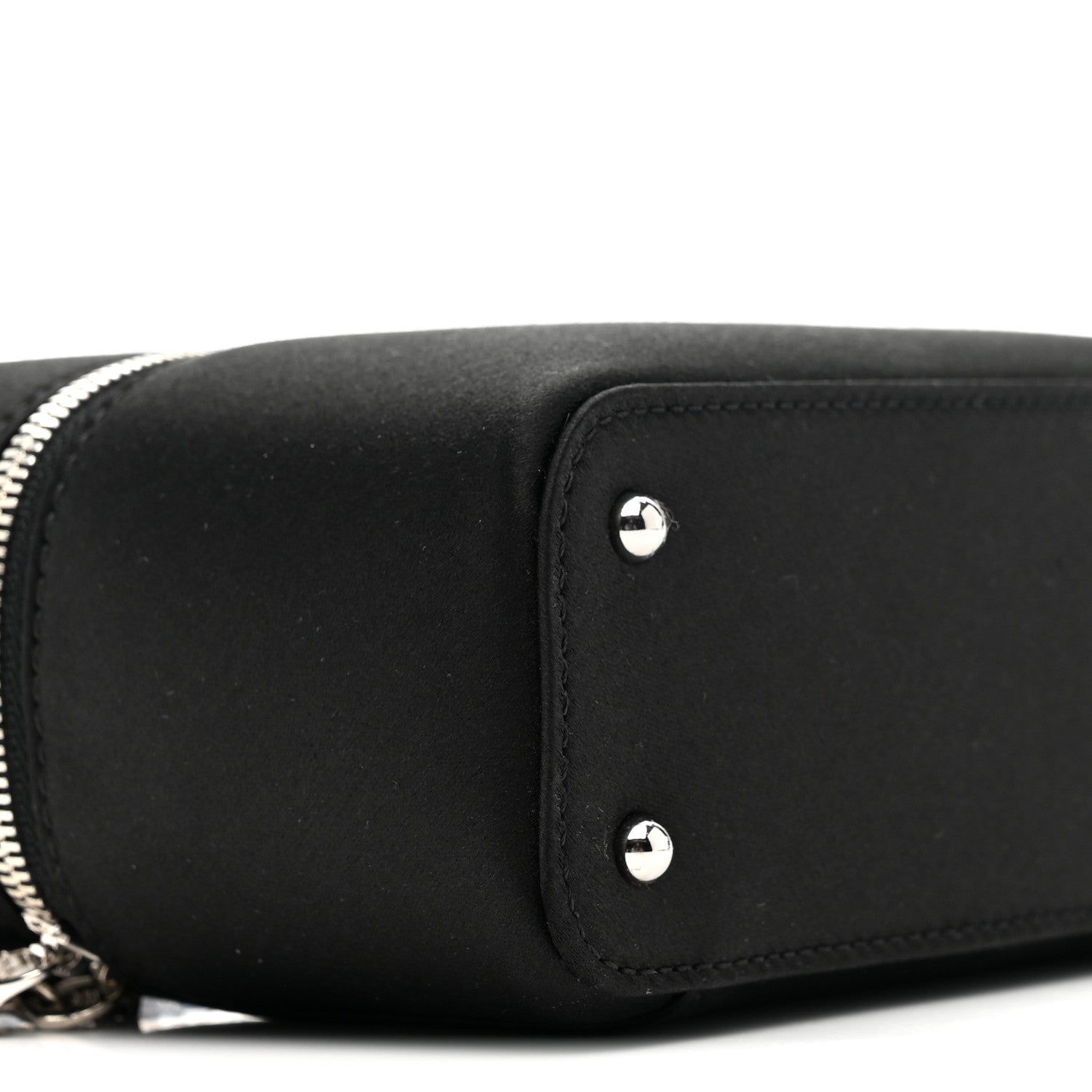 Dolce & Gabbana Satin Crystal Pave Medium Sicily Tubes Black 9 of 10