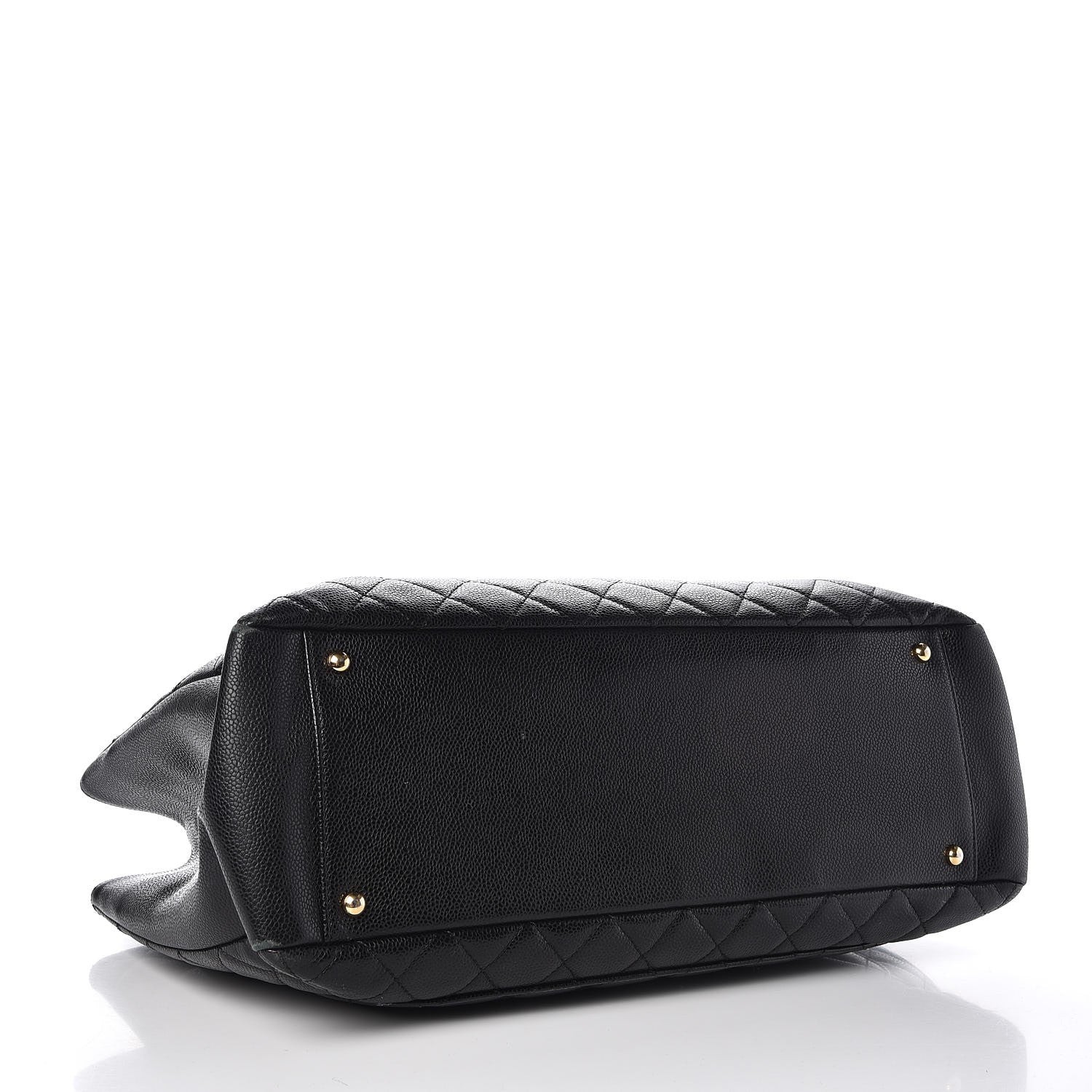 Chanel Caviar Quilted XL Grand Shopping Tote GST Black 4 of 13