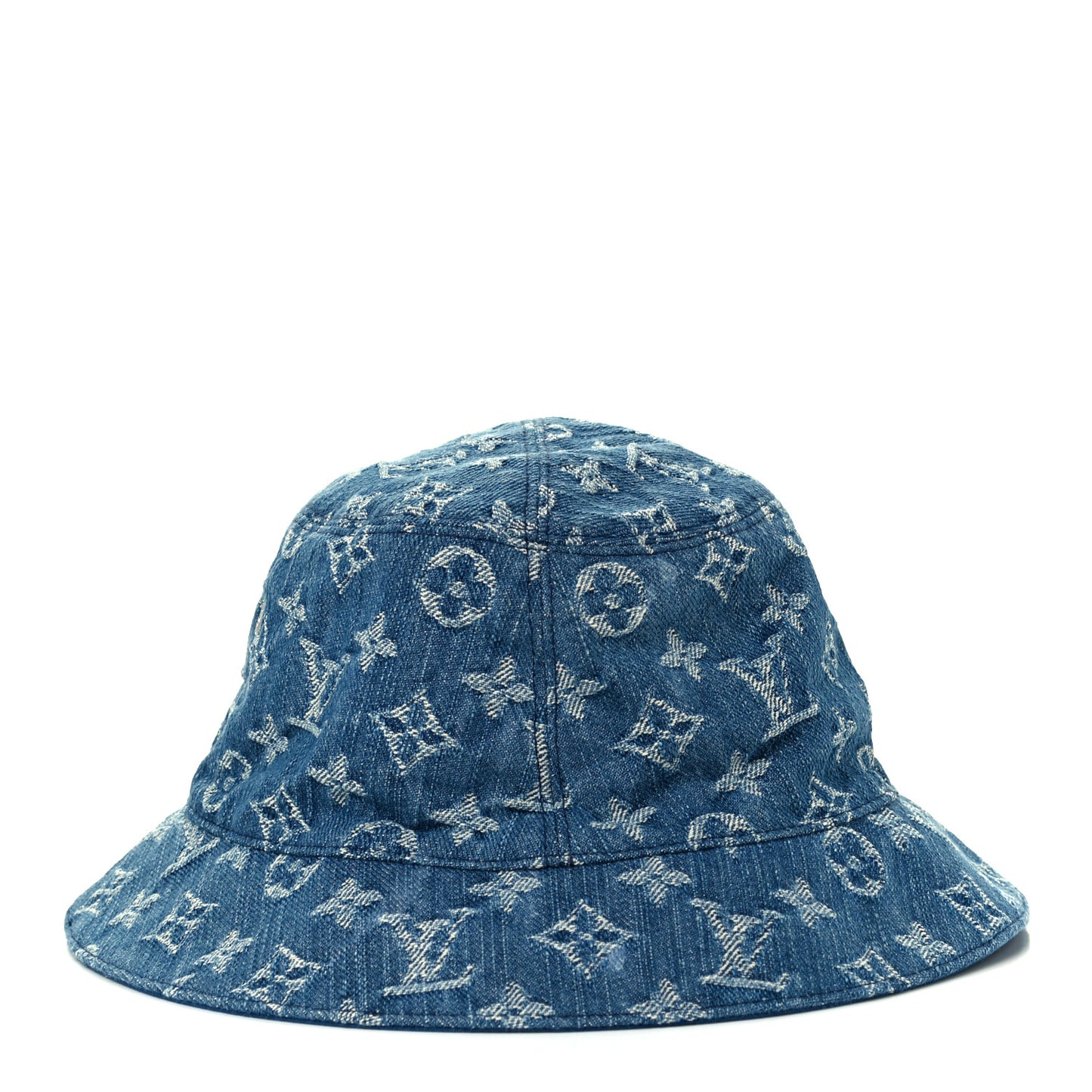 Monogram Denim Transformable Bob Bucket Hat 58 Blue