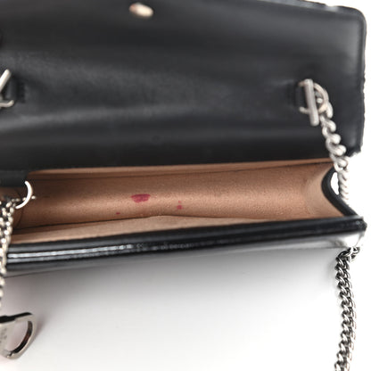 Gucci Velvet GG Monogram Super Mini Dionysus Shoulder Bag Black 5 of 10