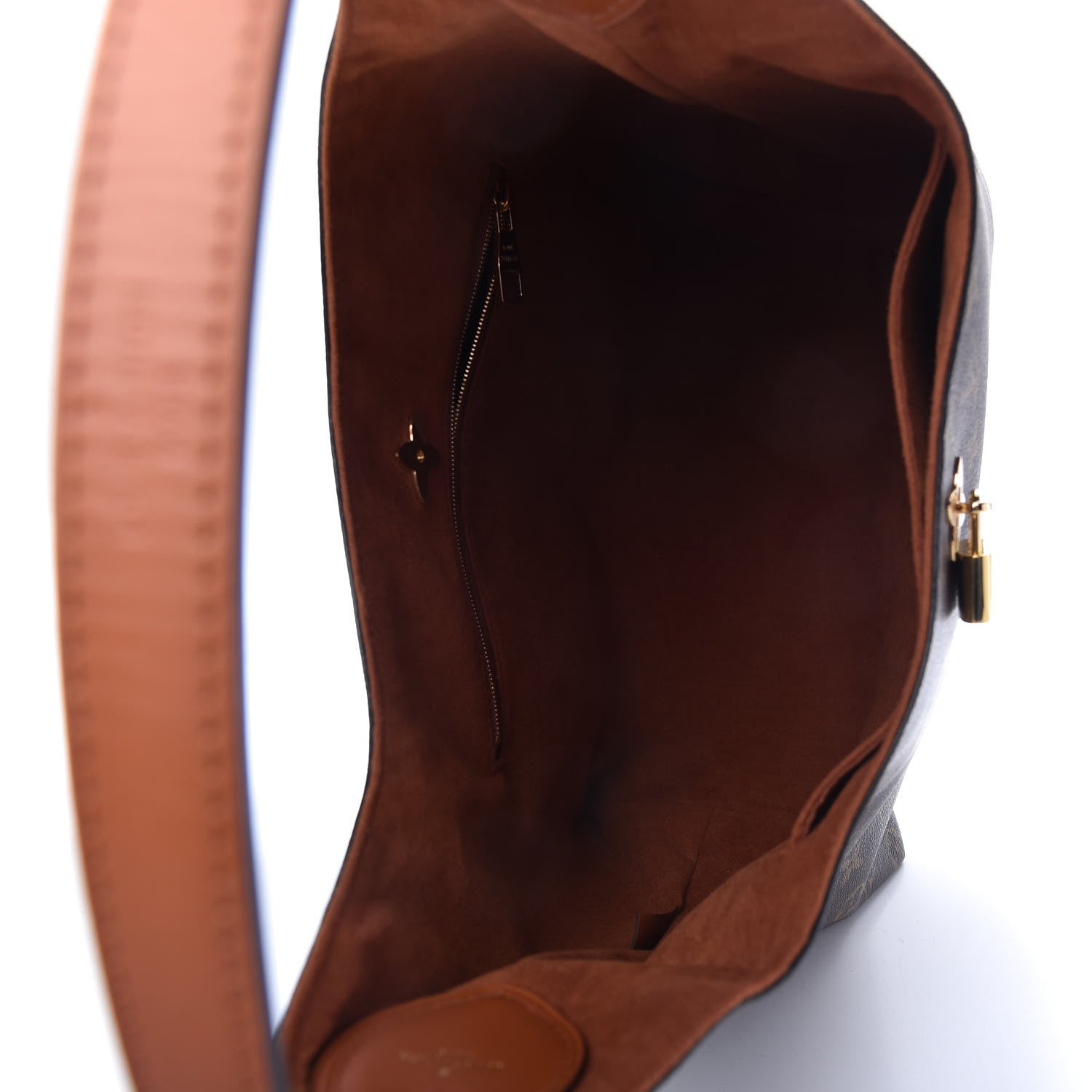 Louis Vuitton Monogram Flower Hobo Caramel 5 of 11