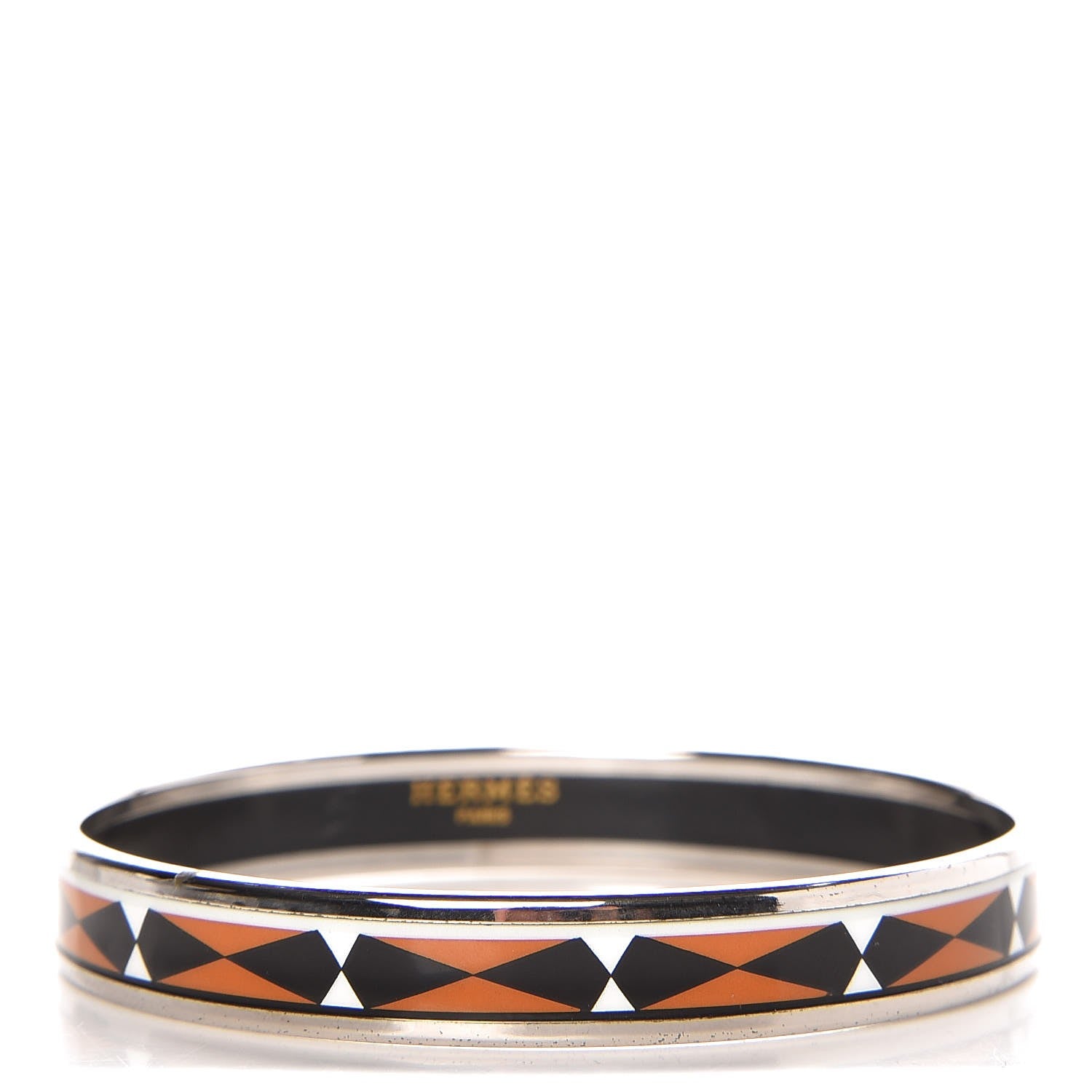 Hermes Enamel Printed Narrow Bracelet 65 1 of 4
