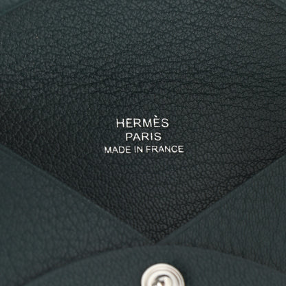 Hermes Chevre Mysore Calvi Card Case Vert Cypress 6 of 7