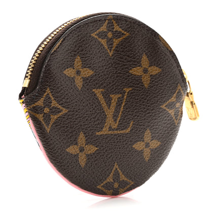 Louis Vuitton Monogram 2020 Christmas Animation Swing Ride Round Coin Purse Pink Poppy 3 of 8