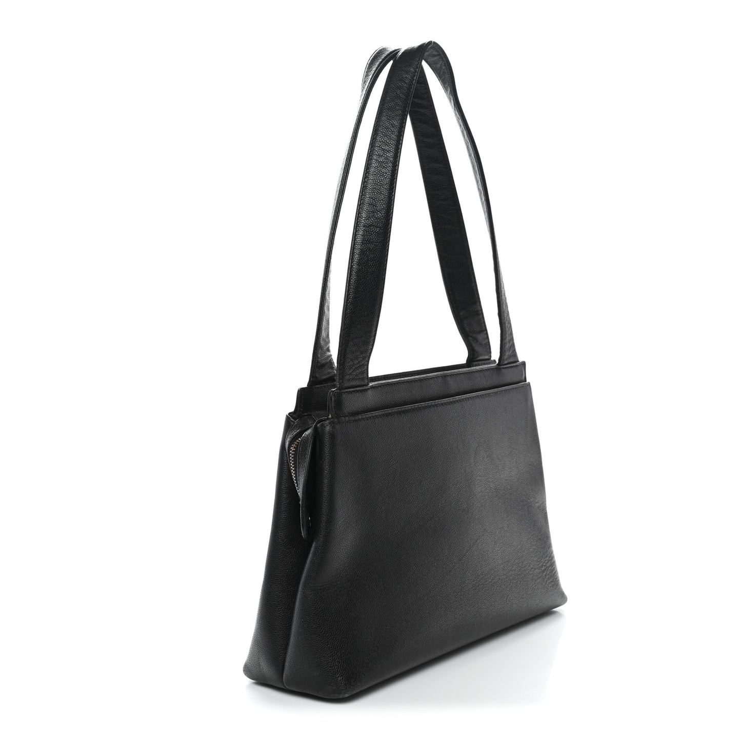 Caviar CC Shoulder Bag Black