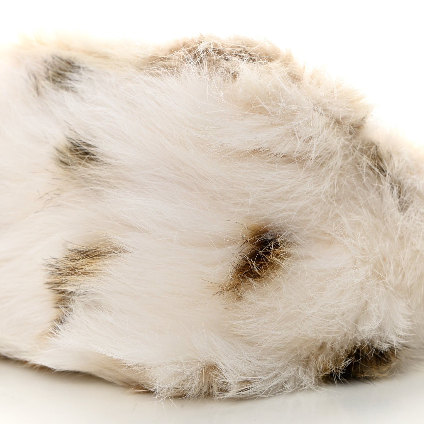 Rabbit Fur Mini Pochette White