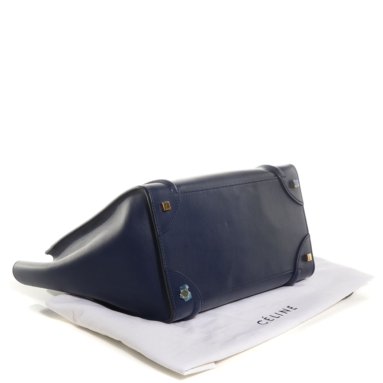 Celine Smooth Calfskin Mini Luggage Ink 4 of 8