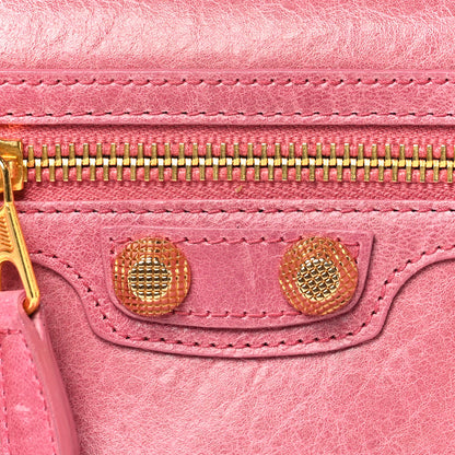 Balenciaga Agneau Giant 12 Gold Hardware Money Wallet Pink 7 of 7