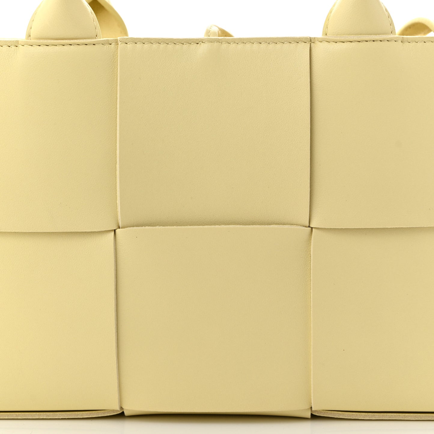 Nappa Maxi Intrecciato Mini Arco Tote Ice Cream
