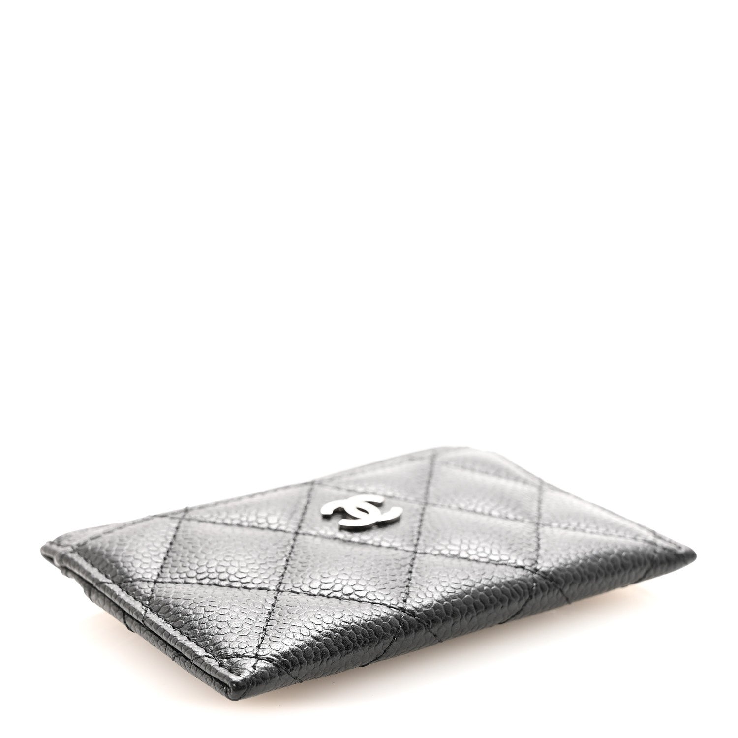 Chanel Caviar Quilted Card Holder Black 4 of 9