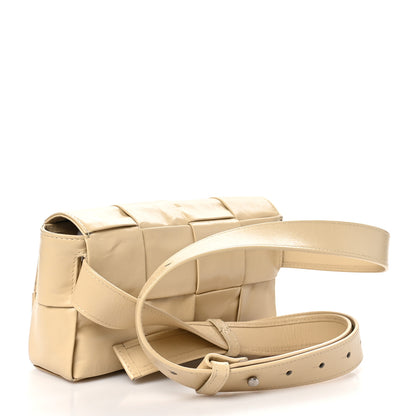 Bottega Veneta Paper Calfskin Intrecciato Cassette Belt Bag Porridge 3 of 10