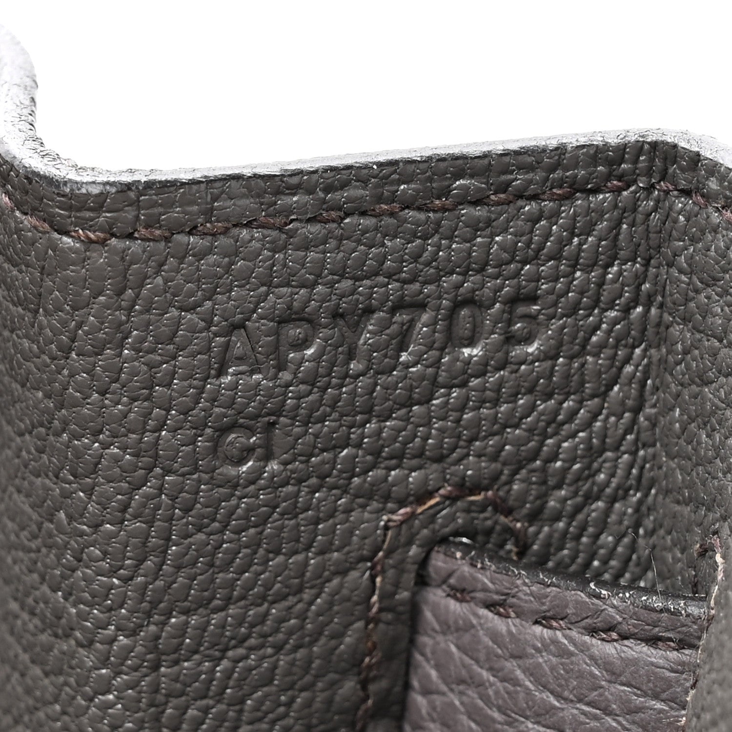 Hermes Togo Kelly Retourne 35 Etain 6 of 17