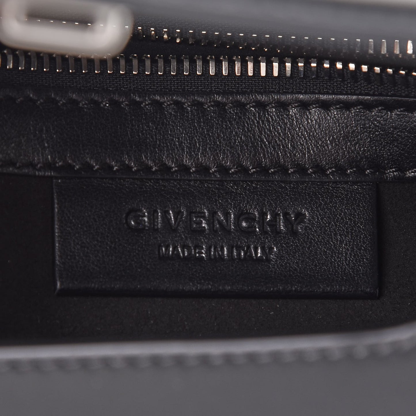 Calfskin Mini Pandora Box Logo Strap Crossbody Bag Black