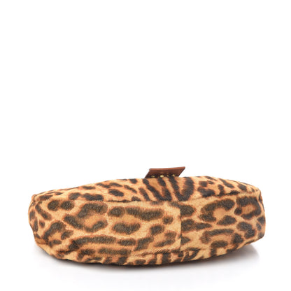 Christian Dior Pony Hair Leopard Print Street Chic Hobo 4 of 11