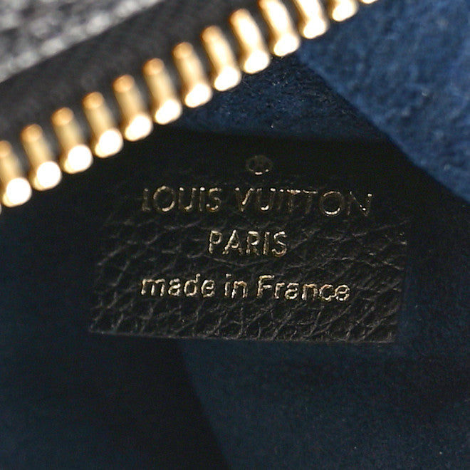 LOUIS VUITTON Empreinte Monogram Giant Neverfull MM Pochette Black