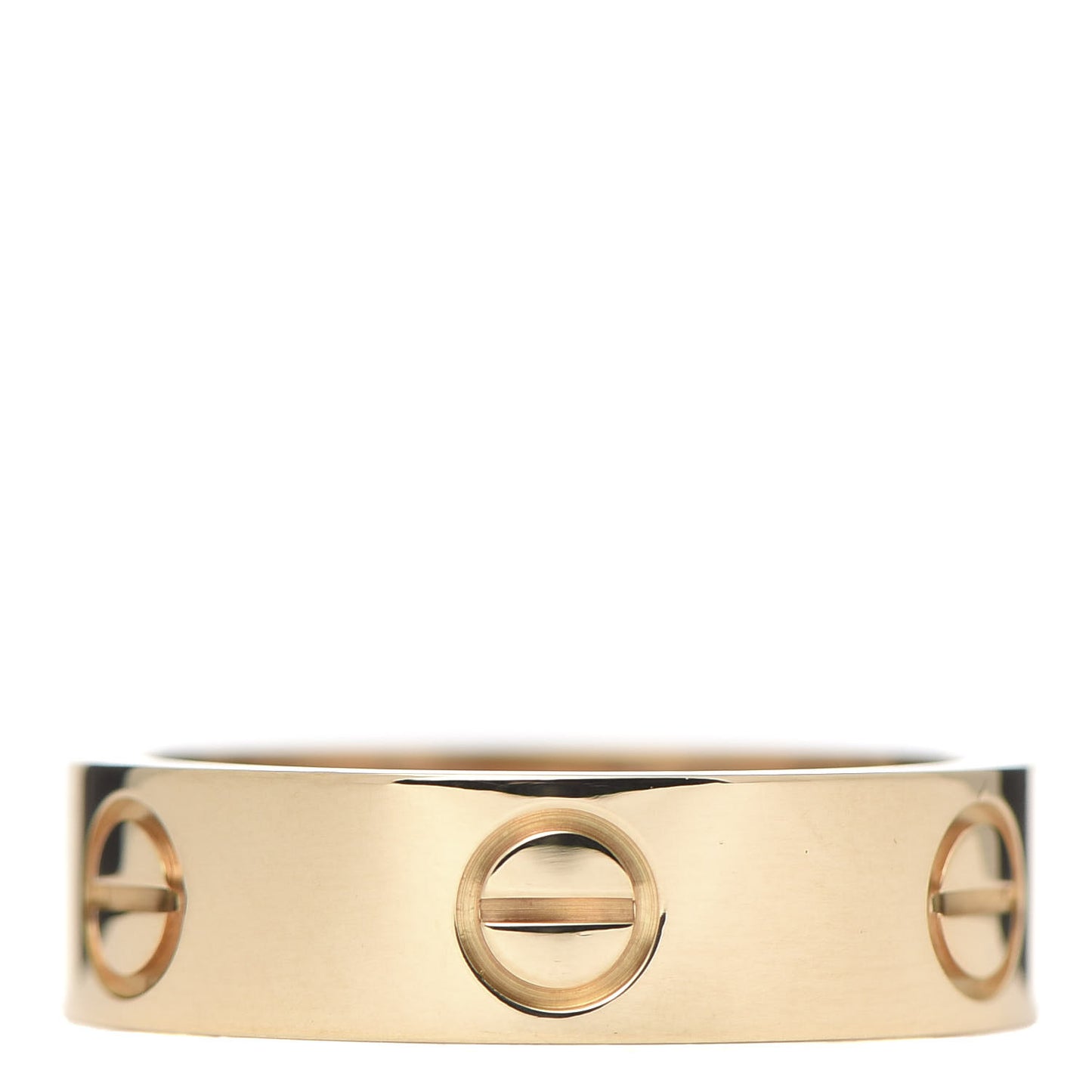 18K Yellow Gold 5.5mm LOVE Ring 55 7.25