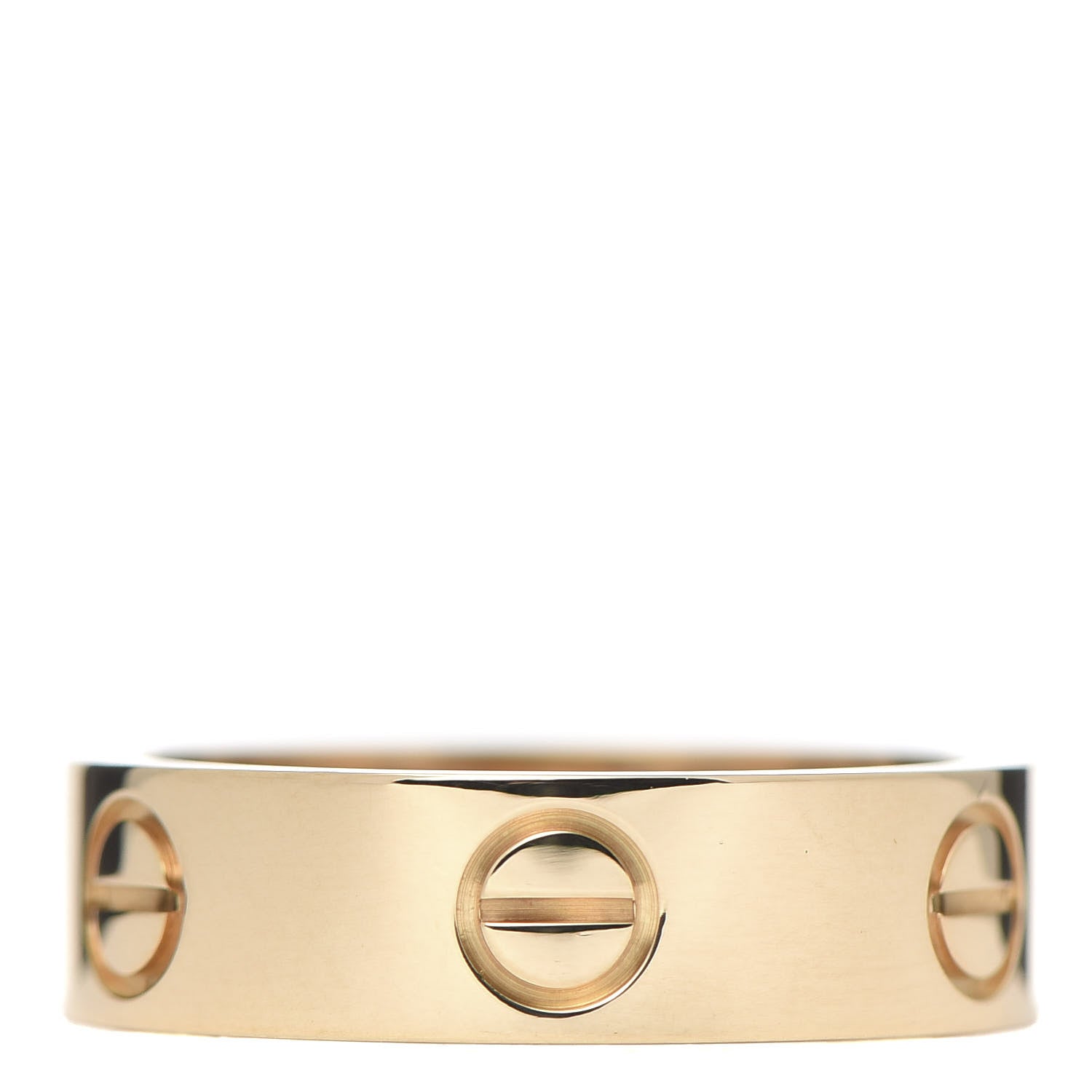 Cartier 18K Yellow Gold 5.5mm LOVE Ring 55 7.25 3 of 5