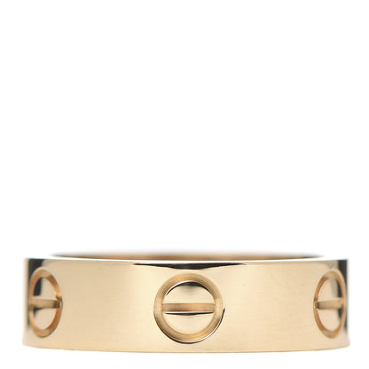 Cartier 18K Yellow Gold 5.5mm LOVE Ring 55 7.25 3 of 5