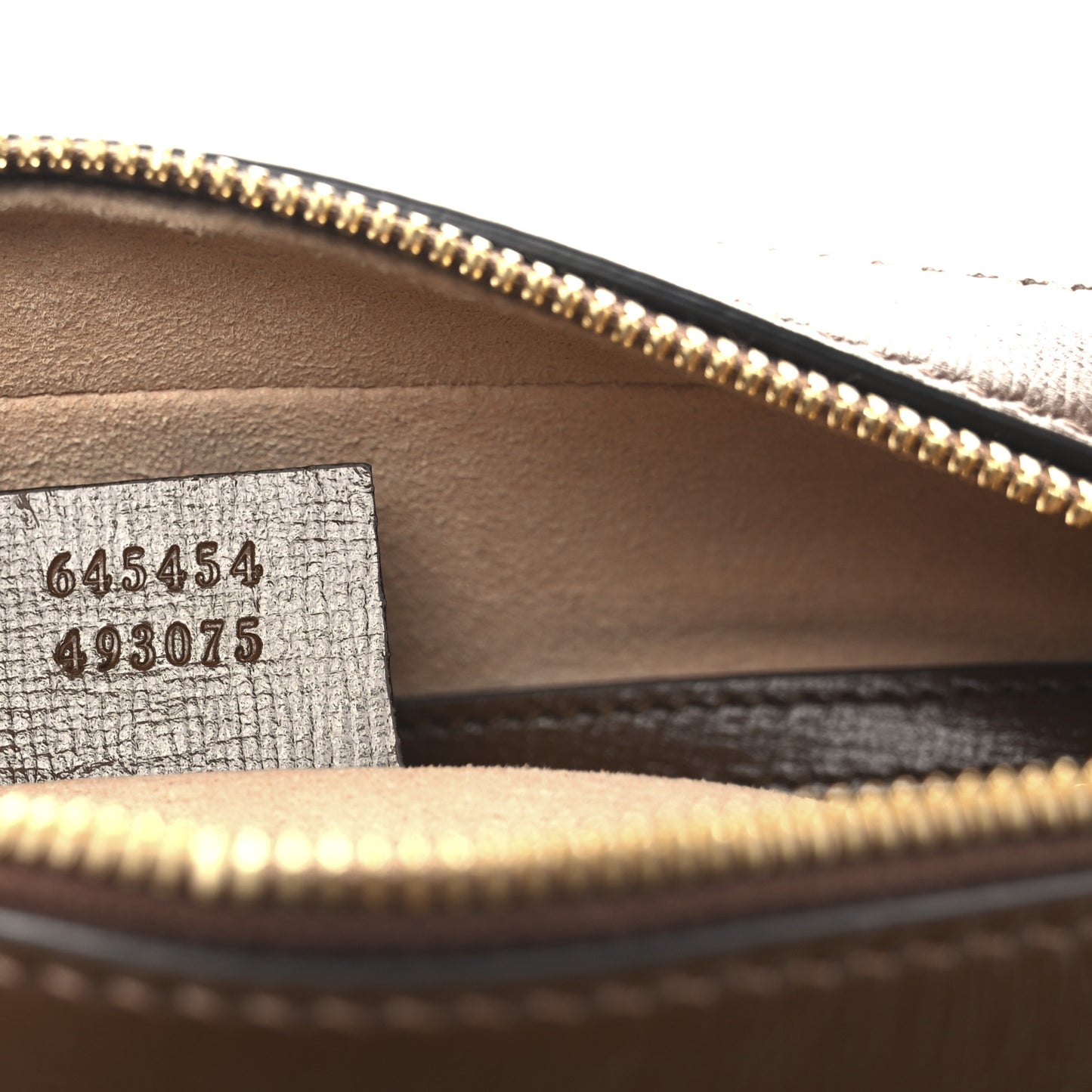 GG Supreme Monogram Small Horsebit 1955 Shoulder Bag Beige Brown Sugar