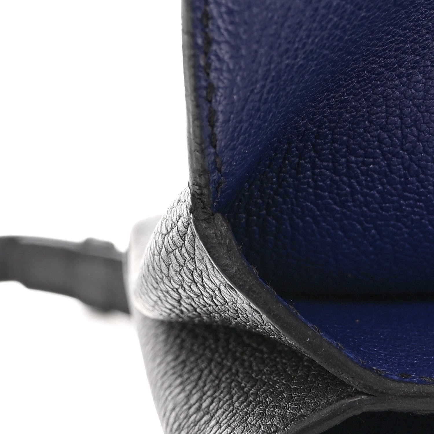 Hermes Taurillon Novillo Opli 24 Black Bleu Encre 10 of 11