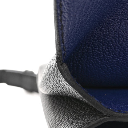 Hermes Taurillon Novillo Opli 24 Black Bleu Encre 10 of 11