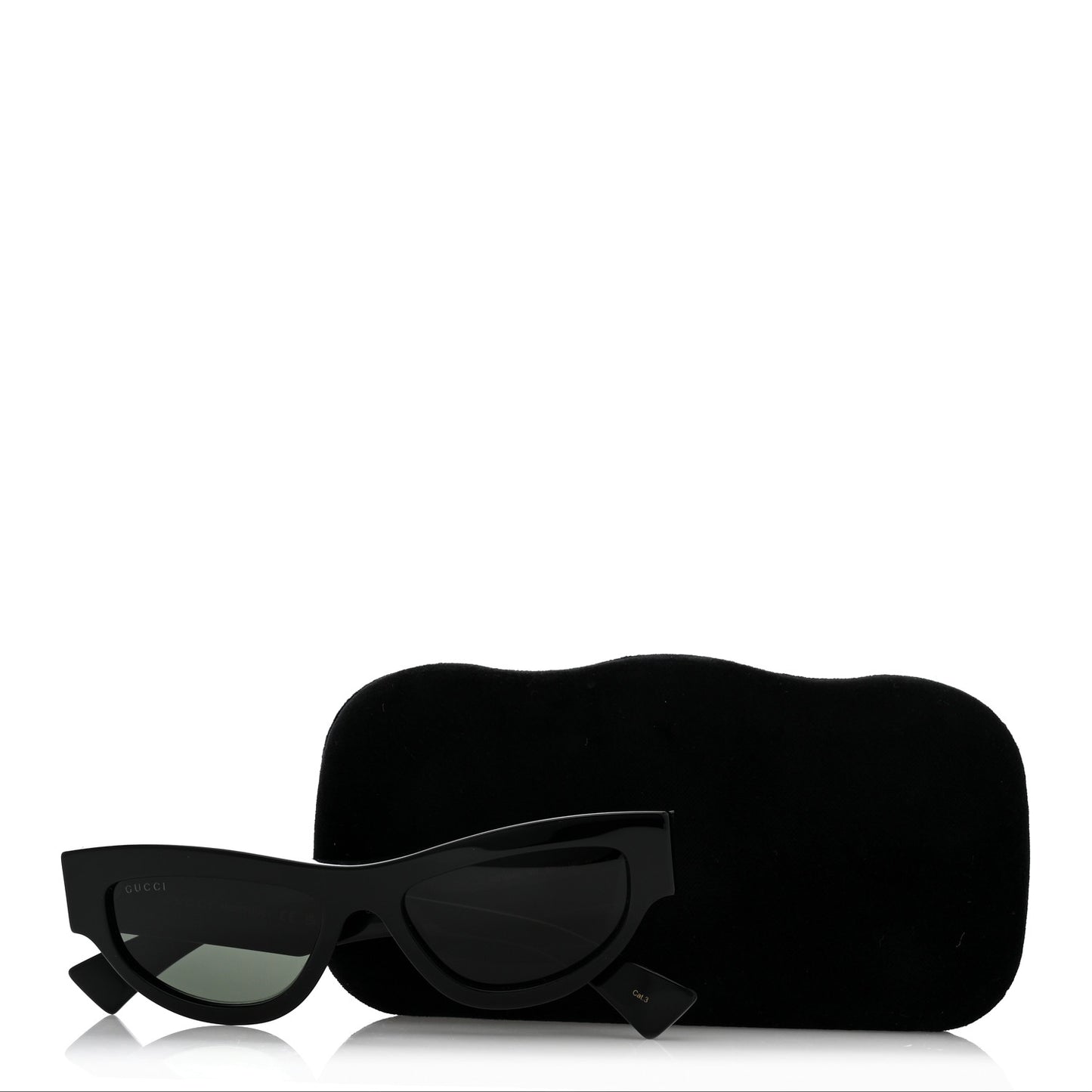 Acetate Miami Cat Eye Sunglasses GG1834S Black