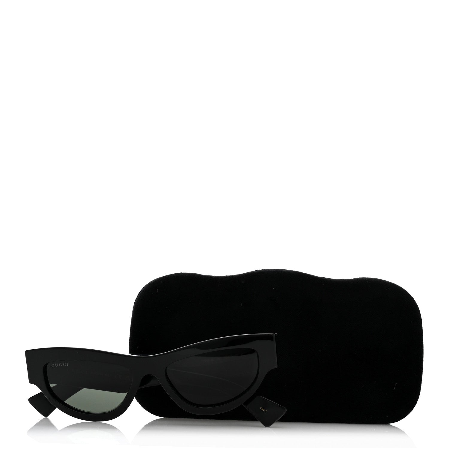 Gucci Acetate Miami Cat Eye Sunglasses GG1834S Black 8 of 8