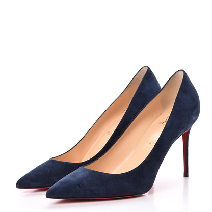 Christian Louboutin Veau Velours So Kate 85 Pumps 41 Navy 3 of 17