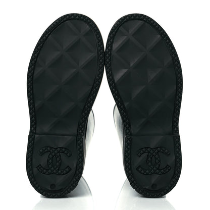 Chanel Caoutchouk CC High Boots 37 Black 5 of 8