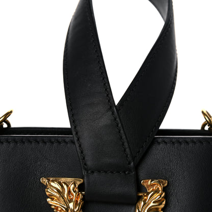 Versace Vitello Mini Virtus Bucket Bag Black 17 of 19