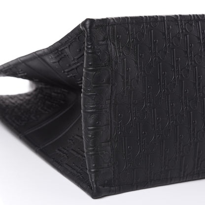 Christian Dior Oblique Calfskin Embossed Book Tote Black 8 of 13