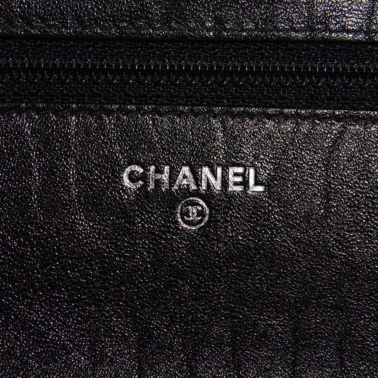 Chanel Goatskin Wallet on Chain WOC Black 5 of 7