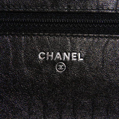 Chanel Goatskin Wallet on Chain WOC Black 5 of 7