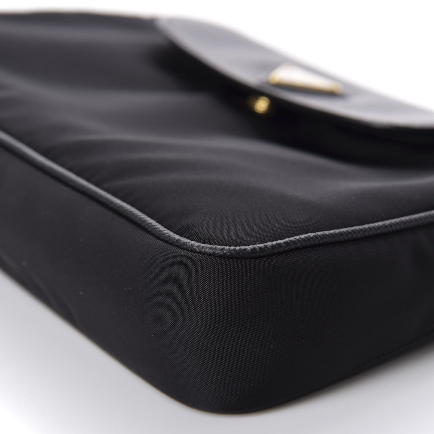 Tessuto Nylon Saffiano Crossbody Bag Black
