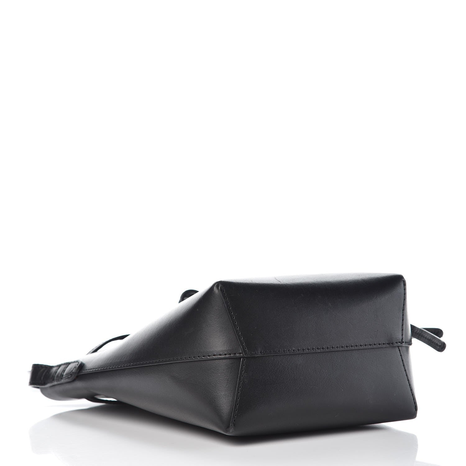 Mansur Gavriel Calfskin Mini Mini Bucket Bag Black Flamma 4 of 10