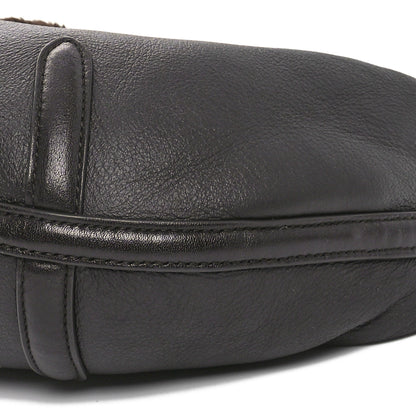 Bottega Veneta Calfskin Shearling Aviator Mini Jodie Dark Brown Fondant 9 of 9