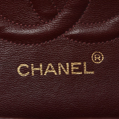 Chanel Lambskin Quilted Medium Double Flap Black 7 of 9